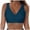 Navy-B, variant on Women's Twist Front Bikini Top V Neck Push Up Padded Swimsuit Top Bathing Suits (Navy-B,M)