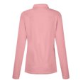 thumbnail image 4 of JGNGSHN Women's Turtleneck Long Sleeve Shirts Casual Basic T Shirts Lightweight Base Layer Solid Slim Fit Tops Pink, 4 of 5