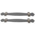 thumbnail image 1 of unbranded 2Ud Decorativos En PU Y Aleación De Zinc Negros Para Cajones Y Equipaje, 1 of 8