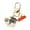 B, variant on 2026 Elegant Graduation Keychain Alloy Souvenir University Students