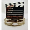 Hollywood Studio Clapboard & Reel Centerpiece - Gold