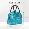 thumbnail image 2 of Balery Christmas Snow Bolsa de Almuerzo para Mujeres, Caja de Almuerzo, Bolsa de Almuerzo Pequeña Impermeable, Tote de Almuerzo Reutilizable con Gran Capacidad, 2 of 6