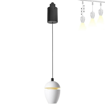

FSLiving 7W Adjustable Levitate Pendnat Light H-Type Retractable Lift Ceiling Light Fixtures with Minimalist Modern Aluminum Globe Shade Indoor Island Light Adjustable Wire Lamp for Decor White-1 Pack