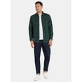 thumbnail image 4 of George Men's & Big Men's Relaxed Fit Double Pocket Flannel Shirt, Sizes XS-3XLT, 4 of 5