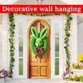 thumbnail image 4 of Easter Door Cover 35 x 71 Inch Elegant Pink Floral Door Scene with Easter Bunny and Easter Eggs Arrangement and Soft Pastel Details for Seasonal Spring Door Decoration, Easter Decorations for Home, 4 of 24
