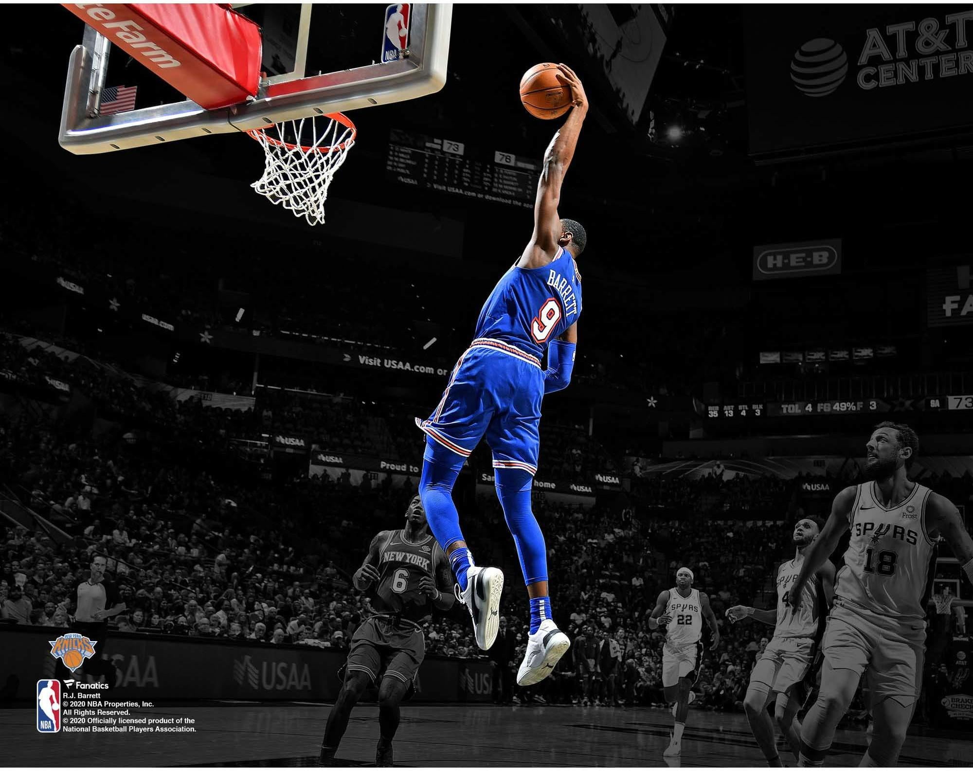 R J Barrett New York Knicks Unsigned 2019 Nba Rookie Debut Photograph Walmart Com Walmart Com