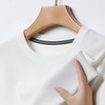 thumbnail image 5 of Nouveau T-shirt à Manches Courtes Col Rond Gaufré pour Hommes, 5 of 5