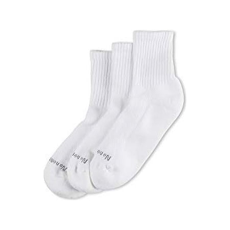 No nonsense Womens Soft & Breathable cushioned Mini crew Socks, White, 4-10