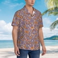 thumbnail image 5 of Fotbe Daisies Flowers Hawaiian Shirt for Men Unisex Summer Beach Casual Short Sleeve Cotton Linen Button Down Shirts-XX-Large, 5 of 9