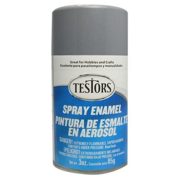 Testor Corp. Spray 3oz Gray TES1238T Plastics Paint Enamels