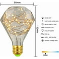 thumbnail image 2 of LED Light Bulb Decorative Lamp - E27 Bulb Starry Decorative Ambient Night Lighting 2300K Warm White 220V-240V for Holiday Christmas Indoor Party Wedding Decoration, 2 of 7