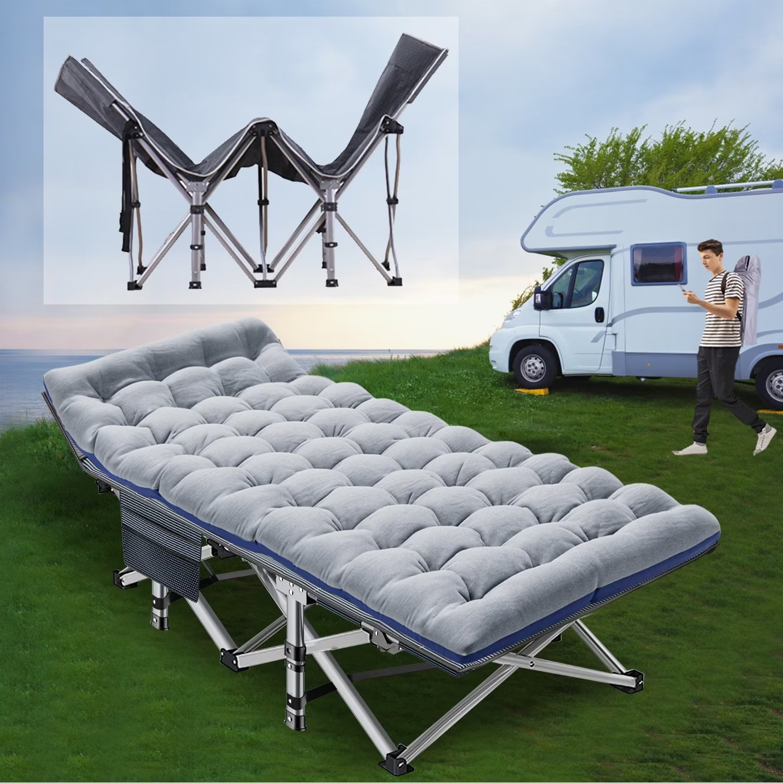 Coleman® Adult Sleeping Hiking Portable Pack-Away® Camping Cot