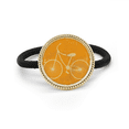 thumbnail image 1 of Cinta para el pelo de metal plateado y tocado de goma Unbranded diseño ilustración BICICLETA DEPORTE amarillo, 1 of 3