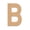 B, variant on 6 Pack: 8" Wood Block Letter by Make Market®
