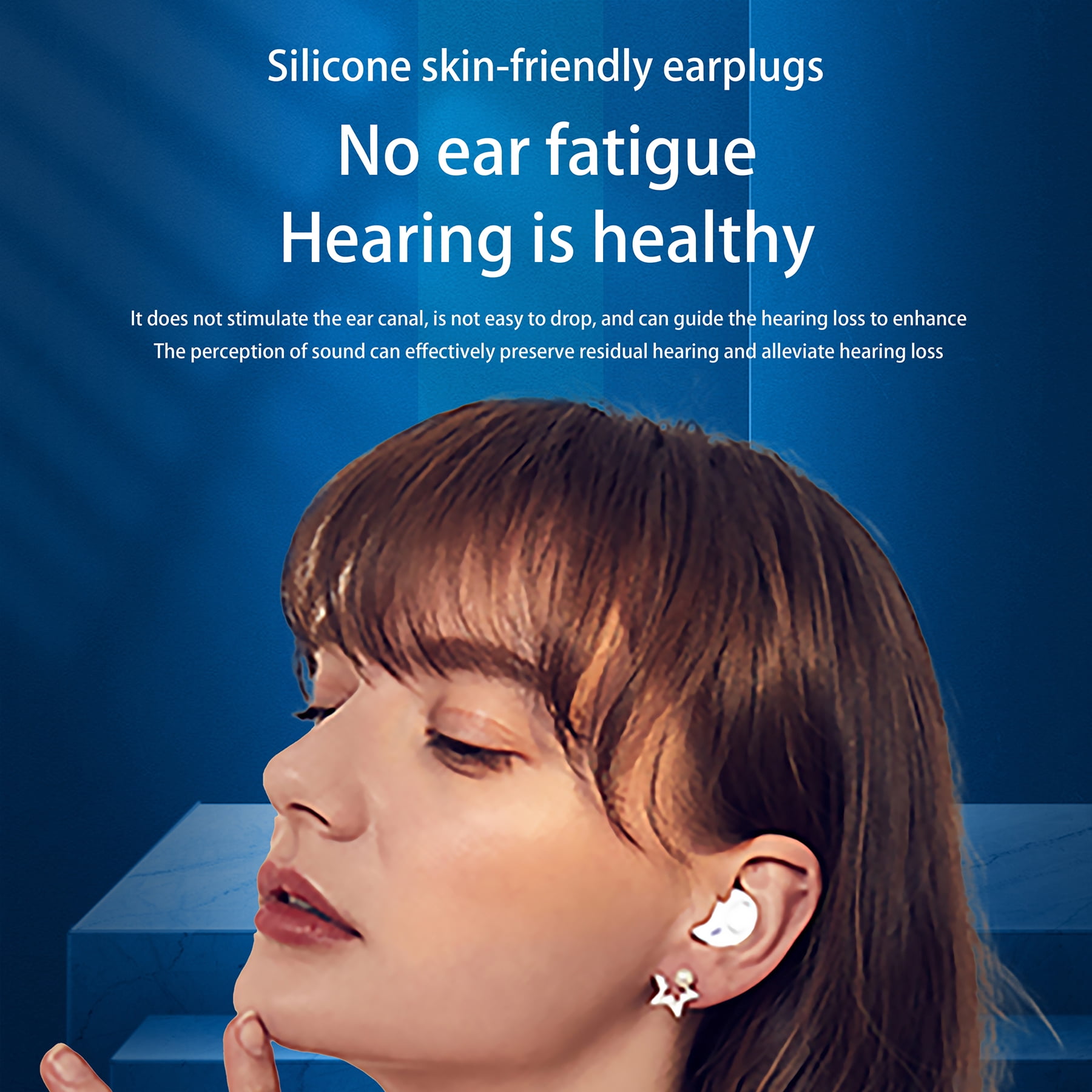 AuyeeSnc OTC Hearing Aids: 32-Channel Digital Chip,AI Adaptive,Noise Reduction,Portable Charge,Elder Hearing Amplifiers for Hearing Loss,4 Modes, 5 Volume Levels, 120Hrs