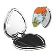 thumbnail image 1 of Pofeuu Garfield for Portable Pocket Makeup Mirror PU Cover Compact Travel Mirror with Normal and Magnifying Double Sided Glass-Round Shape-Heart Shape, 1 of 9