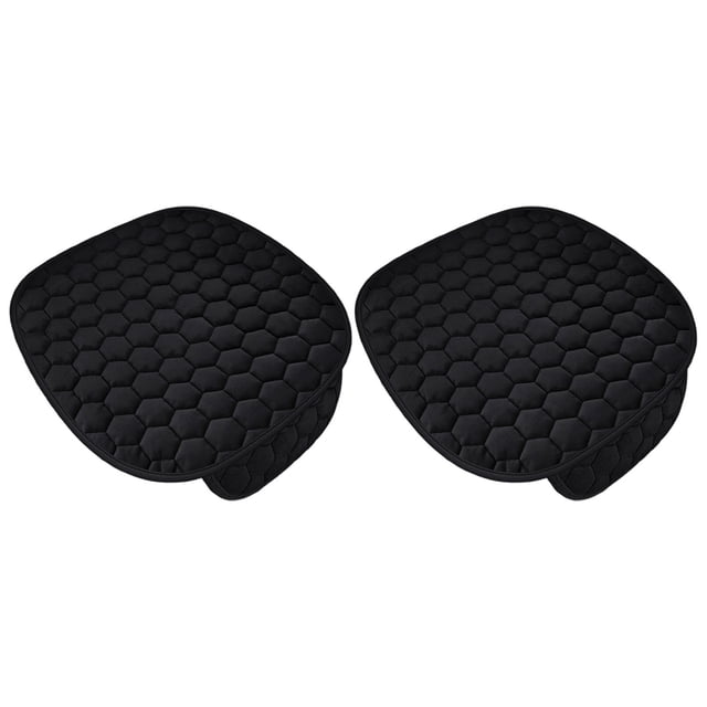 Decoración del hogar, cojines para sillas, cojines para sillas, cojines para asientos, cojín para asiento de coche de felpa de invierno, sin respaldo, cálido, 2 piezas