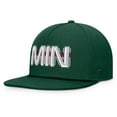 thumbnail image 3 of Men's Fanatics Green Minnesota Wild Authentic Pro Rink Team Code Snapback Hat, 3 of 4