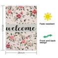 thumbnail image 5 of Spring Summer Multicolored Flower Leaves Garden Flag 28x40 Inch Double Side for Outdoor Courtyard Garden Decor Flowers Welcome Holiday Flag for Outside Decoration, 5 of 6