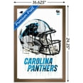 thumbnail image 3 of NFL Carolina Panthers - Drip Helmet 20 Wall Poster, 14.725" x 22.375", Framed, 3 of 3