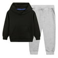 thumbnail image 6 of Boys Hooded Tracksuit Pullover Sweatshirt Jogging Pants Set 2 Pieces Sweatsuit, 6 of 7