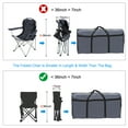 thumbnail image 5 of Uxcell 35x9.8x19" Camp Chair Replacement Bag Extra Large Waterproof Storage Bag Gray, 5 of 7