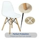 thumbnail image 3 of Uxcell 40 Pack Almohadillas de Muebles de Fieltro Redondas de 1.38" Protector de Piso para Patas de Sillas, 3 of 7