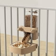 thumbnail image 2 of Hanging Automatic Pet Feeder - Gravity Food Dispenser for Rabbits, Ferrets, Cats & Small Dogs, Cage-Mount Food Bowl with Adjustable Flow for Freshness, 2 of 7