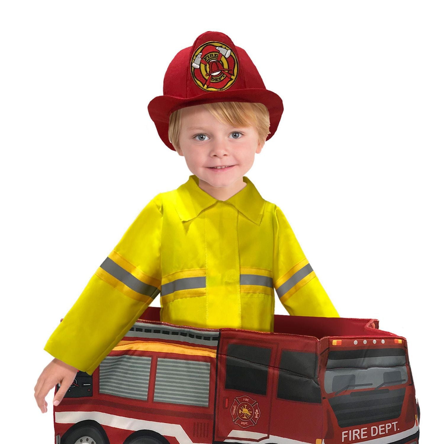 Toddlers' Fire Truck Ride-Along Costume 3-4T
