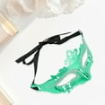 thumbnail image 4 of Unique Bargains 1 Pc Electroplated Half-face Party Mask Green Plastic, 4 of 5