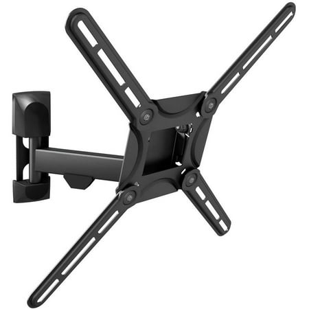 Barkan 29”- 65” Full Motion - 3 Movements, Flat / Curved TV Wall Mount, Single Arm, Patented, Black, Up to 88 lbs, Lifetime (Best Time Of Day To Visit Mount Rushmore)