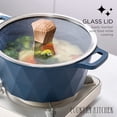 thumbnail image 5 of Country Kitchen Juego de utensilios de cocina antiadherentes de aluminio fundido: utensilios de cocina duraderos para cocinar todos los días, Navy Diamond, 11 piezas., 5 of 5