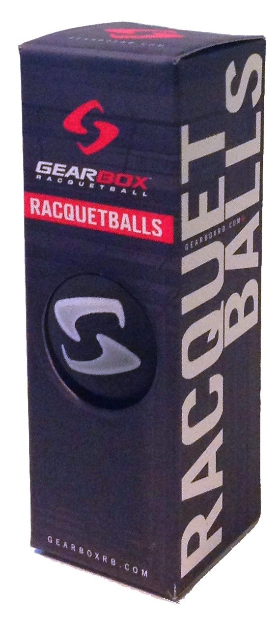 Gear Black Racquetballs – 4 Boxen à 3 Bälle, Ideal Für Schnelles Und Faires Spiel