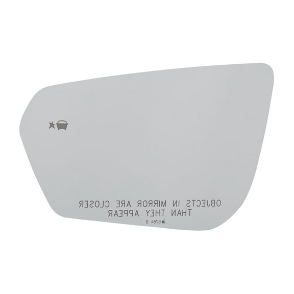 Convex Passenger Side Mirror Glass for 2018-2019 CHEVROLET EQUINOX W/O Baking Plate