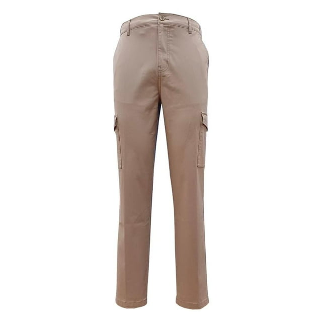 Pantalón George Para Hombre Juvenil Estilo Cargo Talla G Color Beige