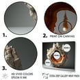 thumbnail image 3 of Designart "Radiant Orange Geode Minimalism" Stone Geode Floater Framed Wall Art Prints, 3 of 5