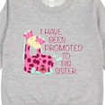 thumbnail image 3 of Inktastic I Have Been Promoted to Big Sister Pink Toddler Sweatshirt, 3 of 4