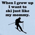 thumbnail image 2 of CafePress - Ski Like My Mommy Body Suit - Long Sleeve Cotton Baby Bodysuit, 2 of 4