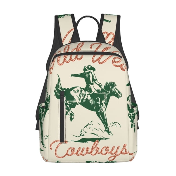 Disketp West Cowboys Mochila Ligera e Impermeable, Mochila de Día Resistente para Viajes, Senderismo y Uso Diario para Hombre y Mujer
