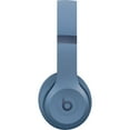 thumbnail image 3 of Beats by Dr. Dre Beats Solo 4 Wireless On-Ear Headphones (Slate Blue) Bundle, 3 of 7