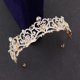 thumbnail image 2 of Nvzi Tiara de boda para novia, diadema de princesa, corona de novia, joyería para el cabello con diamantes de imitación de cristal,graduación, boda, fiesta de disfraces (B), 2 of 4