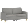 thumbnail image 4 of vidaXL Sectional Sofa Couch with Pillows and Cushions for Living Room Fabric, 4 of 7