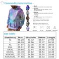 thumbnail image 2 of Men's Loose Printed Hooded Sweatshirt Men's Casual Fashion Sports Sweatshirt M, 2 of 3