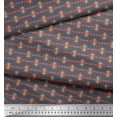thumbnail image 2 of Soimoi Japan Crepe Satin Fabric Geometric Small Print Fabric by The Yard 42 Inch Wide, 2 of 3