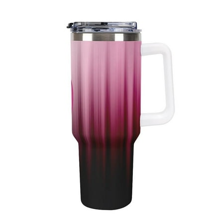 

My Li_ttle Pon_y Anime Tumbler with Handle Double Wall Stainless Steel Coffee Tumbler with Lid And Straw Leakproof Vacuum Insulated Water Bottle for Car Cold & Hot Drinks 40oz
