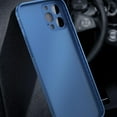 thumbnail image 6 of Compatible with iPhone 14 Pro Glossy Case Metal Brushed Back Soft Silicone Edge Lens Protection Slim Protection Shockproof Cover for Women Girls Blue, 6 of 11