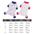 thumbnail image 2 of Qyaukm Dog Pajamas Soft 4 Legs Doggie Jammies Striped Dog Pjs Pet Jumpsuit Lightweight Puppy Pjs Clothes Breathable Pajamas Stretchable Outfit Cozy Onesie Sleepwear for Summer, 2 of 2