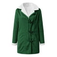 thumbnail image 5 of Mid Length Jacket For Women Soft Outerwear Cozy Lined Winter Coat Warm Thick Casual Fashion Loose Fit Comfortable Daily Wear, 5 of 5