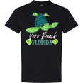 thumbnail image 3 of Inktastic Vero Beach, Florida Happy Sea Turtle T-Shirt, 3 of 5