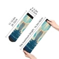 thumbnail image 2 of Salouo Sunshine Cute Winged Cat Pattern Unisex Middle Tube Socks,Middle-Finger Knee High Socks Over The Calf Tube Stocking Crew Stockings for Women and Men Tube Socks, 2 of 8